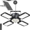 INXPHY Solar Shed Light 1200LM Ultra Bright, 174LEDs Motion Sensor Pendant Light with