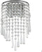 Gdrasuya10 Modern Crystal Wall Sconce Chrome Crystal Wall Lamp Crystal Wall Lighting