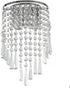 Gdrasuya10 Modern Crystal Wall Sconce Chrome Crystal Wall Lamp Crystal Wall Lighting