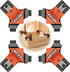 WETOLS Corner Clamp for Woodworking, 90 Degree Right Angle Clamp, 4Pcs Adjustable Spring Loaded