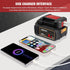 2 Pack USB Charger Adapter for Dewalt 20V Li-ion Battery with USB Output & Type-C Fast Charging