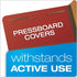 Pendaflex Recycled File Folders, Letter Size, Red (24075R), 2 Dividers, 2" Fasteners, 2/5 Tab Cut, Box of 10