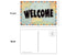 Teacher Created Resources Travel the Map Welcome Postcards, 30 Pack