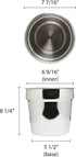 Excellante 4-Quart Stainless Steel Inset Pan