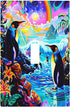 HTSAHKV Fantasy Penguin Wall Plate Light Switch Cover Single Gang Outlet Faceplate Print