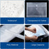 Clear Poly Envelopes with String Closure - 20 Pack, EGOSKY Transparent Envelope Folders for School
