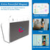 Dry Erase Marker Holder with 3 Compartments, Wall Mounted Marker Organizer, Magnetic Marker Holder Organizer for Whiteboard, Fridge, Locker, Pen Holder for Wall, Acrylic Pencil Holder, Clear by Lumanman