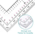 Zonon 2 5 Inch Pcs Military Map Protractor Military Style Utm/mgrs Coordinate Scale Map Perfectly Cut Land Navigation