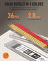 Nicpro 3 Pack Carpenter Pencil Set, Mechanical Woodworking Pencils with Sharpener & 39 Refills