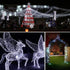 Lezonic 2 Pack Solar String Lights, 240LED Outdoor Waterproof 24M/80Ft Copper Wire Fairy Lights for Patio Decor Lights