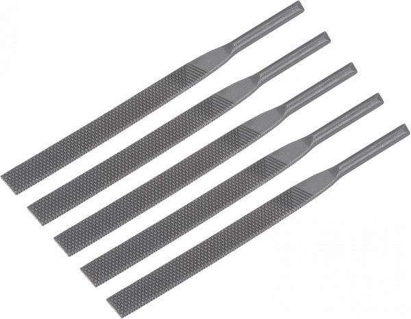 uxcell Pneumatic Air File Set, Coarse Tooth 5mmx125mm Flat File Grinding Tool, 5Pcs
