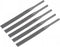 uxcell Pneumatic Air File Set, Coarse Tooth 5mmx125mm Flat File Grinding Tool, 5Pcs