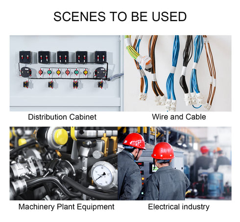 300PCS Non-Insulated Butt Connectors Kit, Connectors of Tinned Red Copper, 24-22 22-18 18-14 14-12 12-10 14 8 Gauge Electrical Wire Crimp Seamless Uninsulated Butt Ferrule Terminals Kit