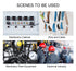 300PCS Non-Insulated Butt Connectors Kit, Connectors of Tinned Red Copper, 24-22 22-18 18-14 14-12 12-10 14 8 Gauge Electrical Wire Crimp Seamless Uninsulated Butt Ferrule Terminals Kit