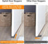 Original Patented Door Stoppers, Optish Non Slip Rubber Door Stop Wedge for Carpet, Hardwood, and Tile