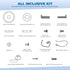 4-6 OHLECTRIC Recessed Can Light Conversion Kit to Pendant Lights Medium Base Converter Compatible with Recessed Can