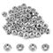 Mriuuod 55 Pack M6 Serrated Flange Hex Nuts, M6-1mm Hexagon Flange Nuts, 304