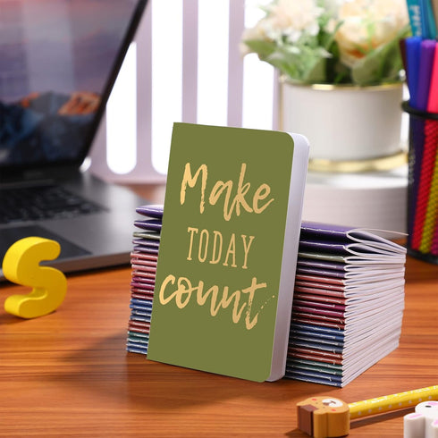 Zonon Mini Colorful Notebooks, Funny Motivational Journals Notepads Inspirational Notepads Small Pocket Notebook for