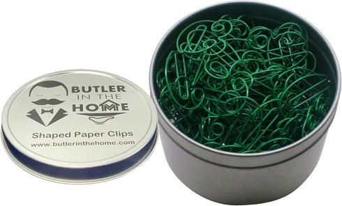 Frog Shaped Paper Clips, 100 Count, Great for Collectors or Office Gift, Comes in Round Tin with Lid