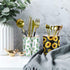 WAVEYU Pen Pencil Holder, Cactus, Multi-Purpose Desk Organizer for Girls Boys Kids, Durable Ceramic Makeup Brush Holder