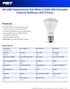 Feit Electric R20 LED Light Bulb, 45W Equivalent, Dimmable, 2700K Soft White, 450 Lumens, 3 Pack