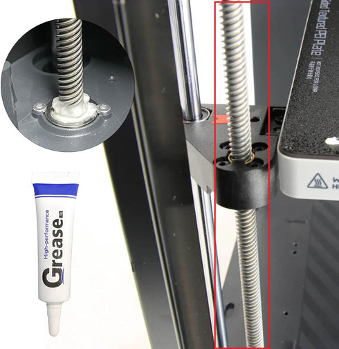 XEGZLH 3D 3D Printer Part Gears Grease Lubricants Guide Rails Grease Optical Lubricating Grease Replacement for Printer