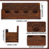 Tatuo 2 Pcs Wooden Dog Business Card Holder, Open Card Stand for Office Tabletop Organizer (Paw)