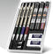 Nicpro 4 PCS Premium 2.0 mm Mechanical Pencils Set, 108 Colored & Black Lead Refills, Art Metal Carpenter Pencil
