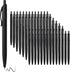 BallPoint Pens, 100 Pack (BLACK Ink), Bulk Pens with Black Barrel, Click Pens for Office Home and School, Retractable