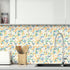 Floral Peel and Stick Wallpaper Removable Contact Paper for Nursery Home Decorations 17.7in x 118in