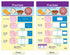 NewPath Learning Fractions Bulletin Board Charts - Set/7 - Laminated, Double-Sided, Full-Color