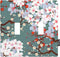 Farmhouse Spring Floral Double Switch Plate Covers, 2-Gang Cherry Blossoms and Plum Red Floral Light Switch Cover