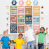gisgfim Reading Posters for Classroom, Retro Motivational Bulletin Board Decorations for Elementary School