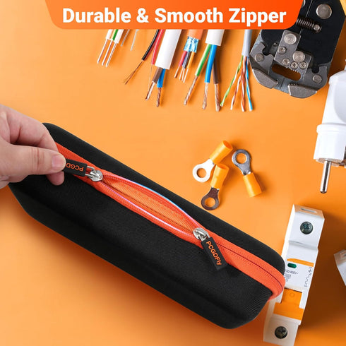 Hard Carrying Storage Case for Klein Tools ET310 AC Circuit Breaker Finder & RT250 GFCI Tester