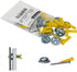 Triton Products 16-Piece Pegboard Mounting and Spacer Kit, Zinc-Plated Steel for Wall and Garage Organization