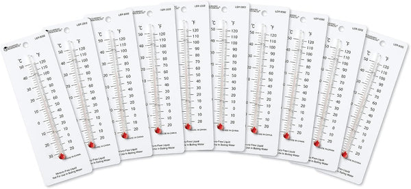 Learning Resources Student Thermometers, Classroom Supplies, Homeschool, Set of 10, Ages 8+