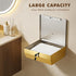 Commercial Wall Mounted Stainless Steel Paper Towel Dispenser with Lock, Polished Mirror Finish, Fits C-Fold, Tri-Fold