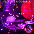 YAOZHOU Halloween Decor Outdoor Solar String Lights, Purple Orange IP67 Waterproof 2 Pack Total 200 LED 66FT 8 Modes Fairy Lights, Outside Fall Decorations for Tree, Garden, Patio, Fence, Balcony by YAOZHOU