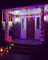 20 480 Flacchi Halloween Lights Outdoor Tubes LED Raindrop Meteor Shower Icicle Lights with Timer Function Cascading