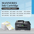 LC75 Ink Cartridges (2BK/C/M/Y 5-Pack) Compatible for Brother LC75BK LC75XL Ink Replacement for Brother Printers