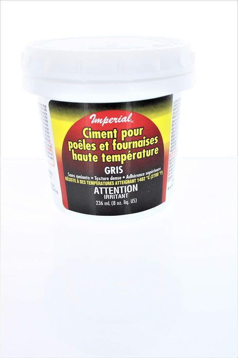 UNITED STATES HDW MFG/U S Hi-Temp Furn Cement, 8OZ (Model: KK0068-A)
