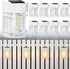8 Pack Solar Fence Lights, Deck Light Solar Powered, Waterproof Solar Outdoor Lights Decorative for Garden Backyard