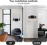 Litaddscen 2-Light Matte Black Bathroom Vanity Light,Bathroom Light Fixtures Over Mirror with Clear Glass Shade,Modern