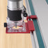 KETIPED Aluminum Router Guide Rail Adapte with Rail Stop for Fixed Base Trim