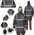 3 A-SAFETY High Vis Rain Jacket Trench Coat &Safety Rain Jacket RIVER OTTER Rain Bibs ANSI Class