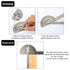 Outus Angle Protractor - Two Arm Stainless Steel Ruler for Woodworking, Angle Measure Tool with 0-180 Degrees