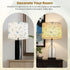 RAINFALLARING Seamless 13"x13"x10" Drum Lamp Shades daisies watercolor hand draw You can change color from file