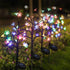 Generic Ip42, Solar Lights with Flower Shape, Solars Garden Light Waterproof Colorful Solar Stake Lights Outdoor
