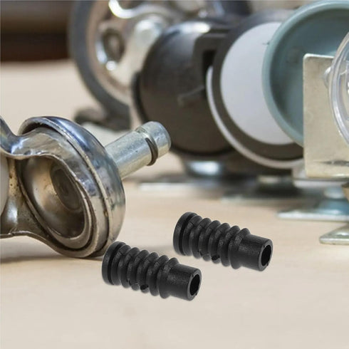 Nikeg 60Pcs Stool Swivel Caster Covers Caster Inserts Chair Wheel Stopper Cover for Office Chairs Changing Tables