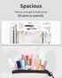Sooez Cute Panda Standing Pencil Case, Durable Pop Up Telescopic Holder, Spacious Portable Pouch for School Office